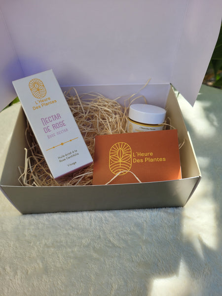 Coffret Duo Nectar de Rose et baume 15 ml au choix