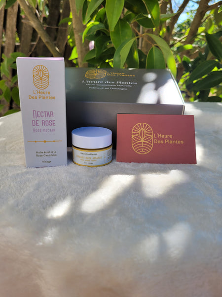 Coffret Duo Nectar de Rose et baume 15 ml au choix