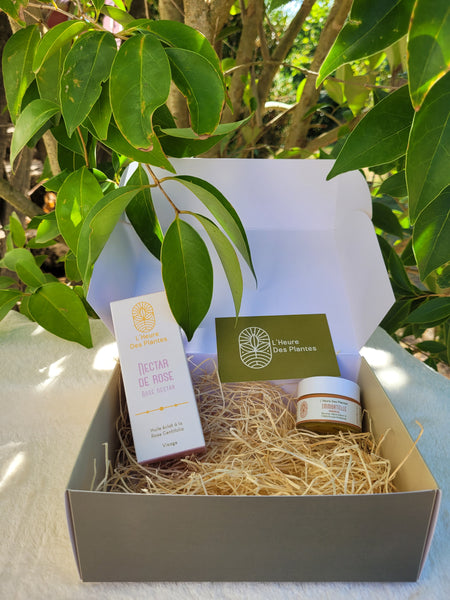 Coffret Duo Nectar de Rose et baume 15 ml au choix